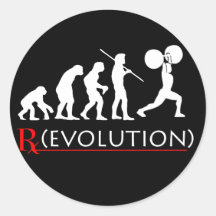 Crossfit Evolutions-Diagramm-Aufkleber
