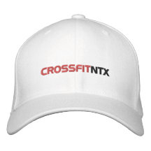 CrossFitNTX - White Hat Embroidered Baseball Caps