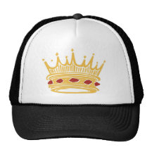 Crown With Jewels eines goldenen Königs Retrokultkappe
