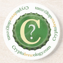 Cryptobrewology Logo-Untersetzer