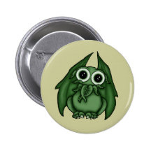 Cthulhu Knopf Button