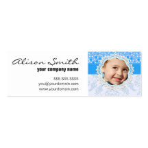 Custom baby boy face tarjeta de negocio