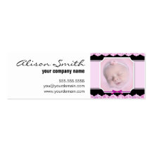Custom baby face plantillas de tarjetas personales