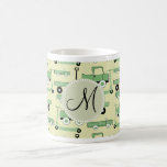 Custom Monogram Retro Scooters Cars Wagons Trucks Mug