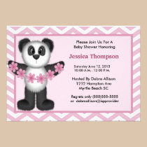 Cute Panda Bear  Baby Shower Invitation einladungen