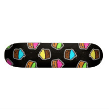 cutecupcakes bedrucktes skateboard
