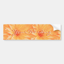 Cutomizable Aufkleber der eleganten orange Lilien Auto Aufkleber