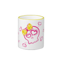 Cutsey Mädchen-Schädel-Becher Kaffeetassen