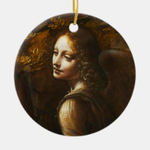 Da- VinciJungfrau der Felsen-Engels-Verzierung Weihnachtsbaum Ornament