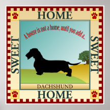Dackel [Draht-haarig] Plakat