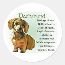 Dackel-Geschenke Sticker