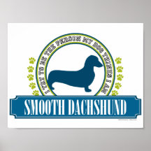 Dackel [glatt] plakat