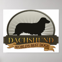 Dackel [langhaarig] plakatdrucke