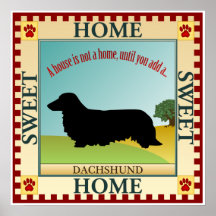 Dackel [langhaarig] posterdrucke