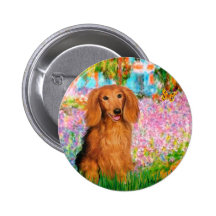 Dackel (LHSable) - Garten Button