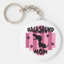 Dackel-Mamma Keychain Schlüsselbänder