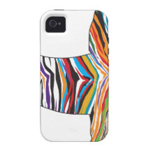 Dackel - psychedelische Zbra Dackel Vibe iPhone 4 Cover