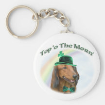 Dackel-Spitze des Morgens Keychain Schlüsselbänder