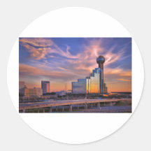 Dallas #5317 runder sticker