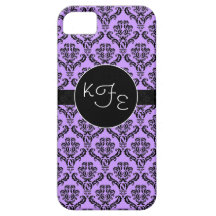 Damast-Monogramm iPhone 5 Fall iPhone 5 Hüllen