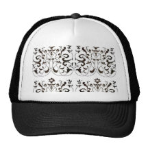 Damasthut Netzcap