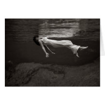 Dame im Wasser Karte