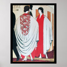 DAME IN THE MIRROR POSTERDRUCKE