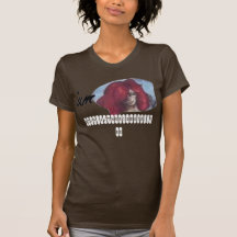Damen-grundlegendes T-Shirt