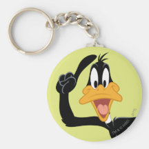 Dämliche Ente mit einer großartigen Idee Schlüsselanhänger