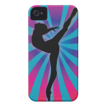 Dancer Radial Rainbow iPhone 4 Case-Mate Case
