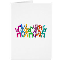 Dancing People Cards