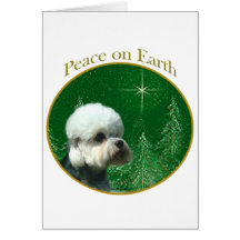 Dandie Dinmont Terrier Frieden Karte
