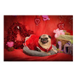 Dandy das Mopsvalentine-Plakat poster
