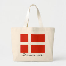 Dänemark mit Dannebrog Tasche