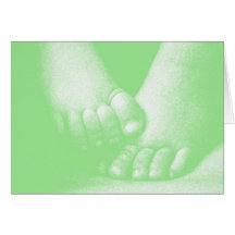 Danke Babyparty - Grün Karten