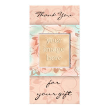 Danke für das Geschenk - Braun Fotokarten
