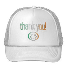 Danke! Irland-Flaggen-Farben Baseball Kappen