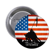 Danke Veterane Anstecknadelbutton