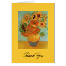 danke, Vincent van Gogh-Sonnenblumen zu merken Karten