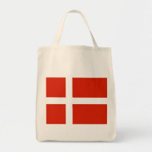 Dannebrog; Die offizielle Flagge von Dänemark Einkaufstasche
