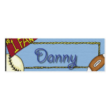 Danny trägt Lesezeichen zur Schau Visitenkarten Vorlagen