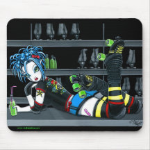 "Darby" Rollen-Derby-Skate-Mädchen Mousepad