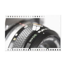 Darkfield Kamera lense Gespannter Galeriedruck