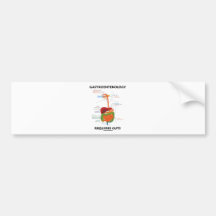 Darmleiden erfordert Eingeweide (Verdauungssystem) Auto Sticker