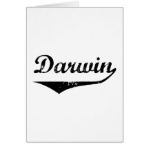 Darwin Grußkarte
