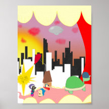 Das angenommene Fegefeuer Plakatdrucke