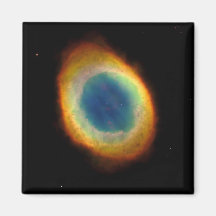 Das Auge des Gottes - Ringnebelfleck Kühlschrankmagnete