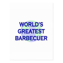 Das bestste Barbecuer der Welt Postkarte