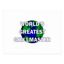Das bestste Grillmaster der Welt Postkarten