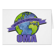 Das bestste Oma der Welt Grußkarten
